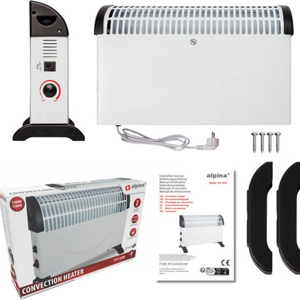 Alpina Convectorkachel 1500W Wit