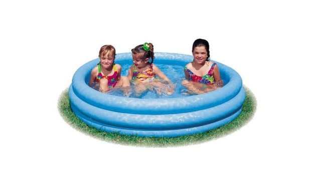 Intex Crystal Zwembad 114 x 25 cm Blauw