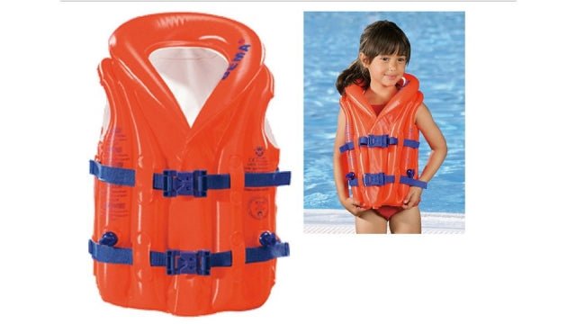 Bema zwemtrainer vest oranje voor kinderen van 2 tot 6 jaar