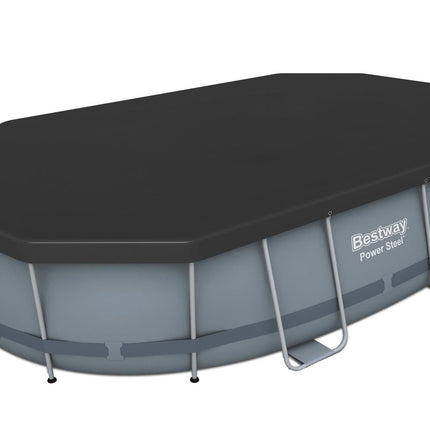 Bestway Afdekzeil Power Steel Ovaal 427 x 250 cm - Afdekzeil