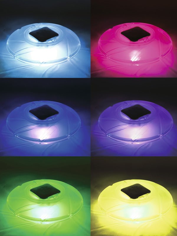 Bestway drijvende solar LED lamp in zes verschillende lichtkleuren