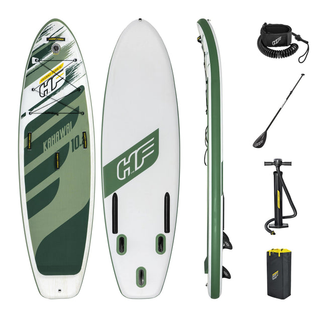 Bestway Hydro-Force Kahawai SUP board set met peddel, leash, pomp en tas