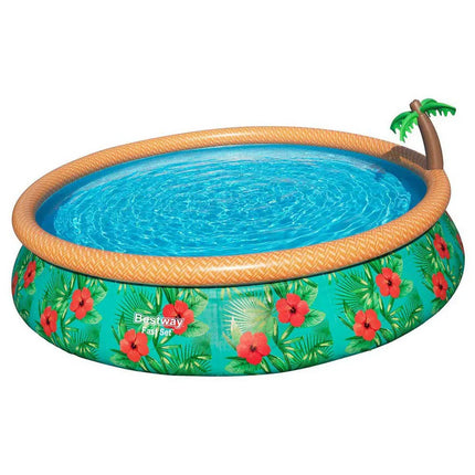 Bestway Fast Set Zwembad Ø 457 x 84 cm Paradijsprint met Filterpomp