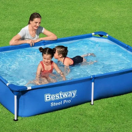 Bestway Steel Pro Zwembad 221 x 150 x 43 cm - Zwembad