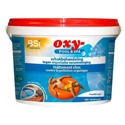 BSI Oxy Pool en Spa schokbehandeling emmer 2,5 kg