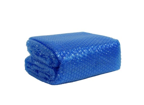 Opgevouwen blauw Comfortpool solarzeil