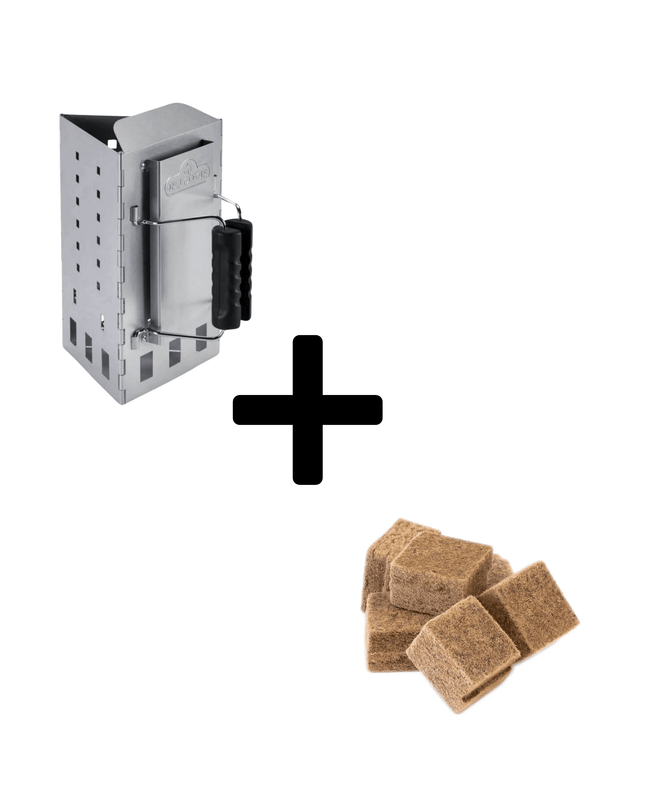 Houtskool Starter Set met Aanmaakblokjes - Bundel