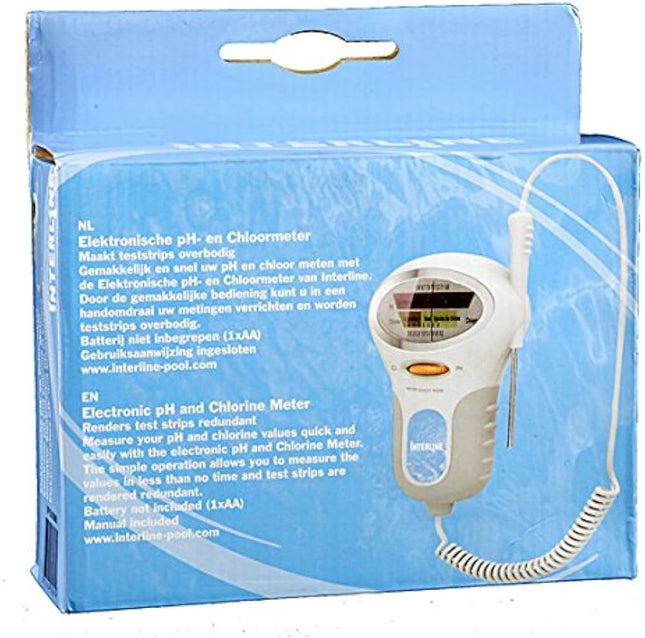 Interline Elektronische PH en Chloormeter - Watertester