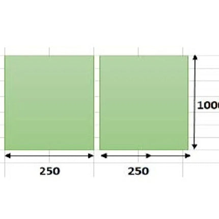 Interline Ondertapijt 9,75 x 4,90m (ovaal) - Ondertapijt