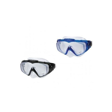 Een blauwe en een zwarte Intex 55981 Aqua Sport duikbril