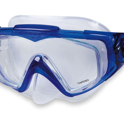 Een blauwe Intex 55981 Aqua Sport duikbril