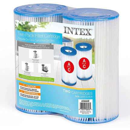 Intex Bundel Cartridgefilter Pomp 12V 2271 l/uur met Twee A Filters - Pompen