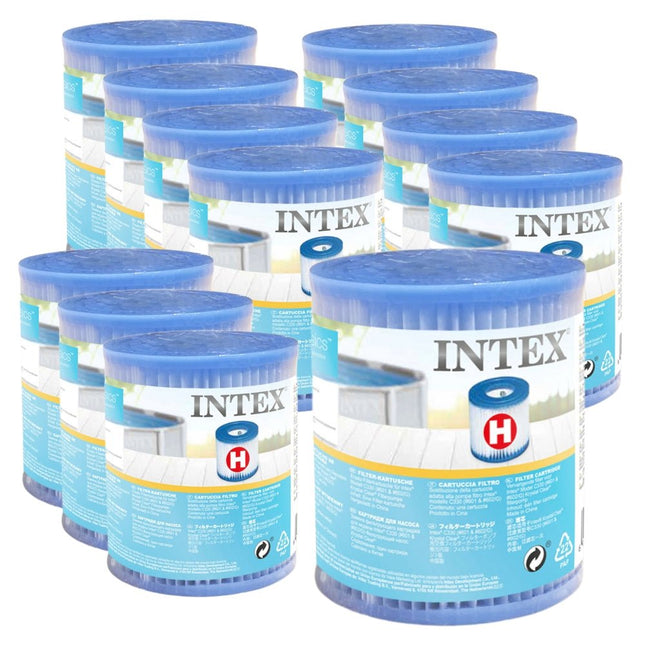 Intex C330 Filterpomp 1250 l/u met 12 Filtercartridges Type H - Bundel