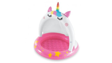 Intex Caticorn Babyzwembad met Zonnedak 102 x 102 cm - Kinderzwembad