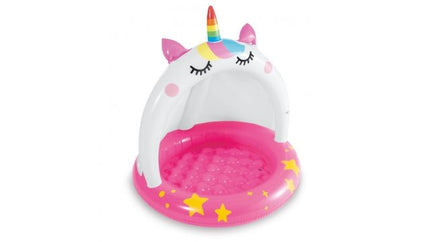 Intex Caticorn Babyzwembad met Zonnedak 102 x 102 cm - Kinderzwembad