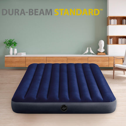 Intex Classic Downy Tweepersoons Luchtbed 152x203x25cm - Luchtbed
