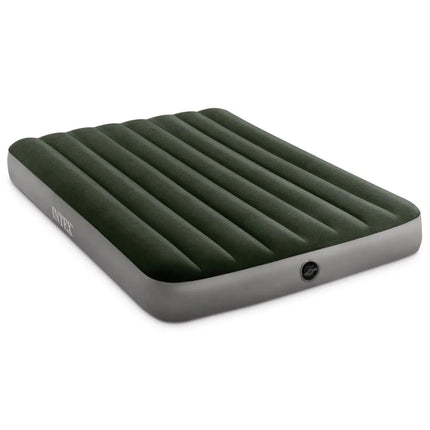 Groen Intex Downy twijfelaar luchtbed 137 x 191 cm