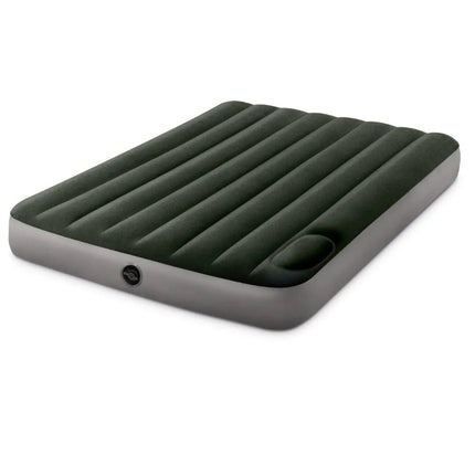 Intex Downy Twijfelaar met Ingebouwde Voetpomp 137×191×25cm - Luchtbed