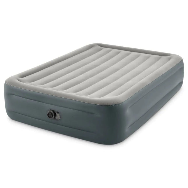 Intex Essential Rest tweepersoons luchtbed met motorpomp, schuin aanzicht