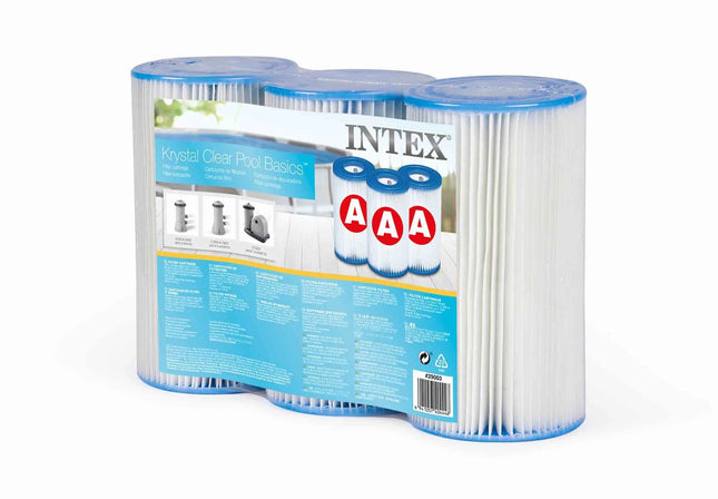 Intex filtercartridge type A, verpakking met 3 stuks