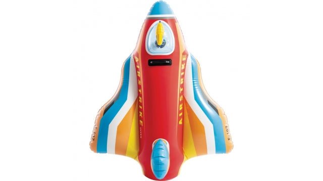Intex Jet Fighter Ride-On met Waterspuit - Luchtbed