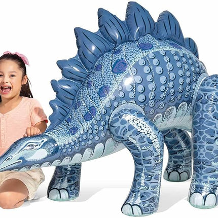 Intex Jurassic Dino Pals T-rex en Stegosaurus - Opblaasfiguur
