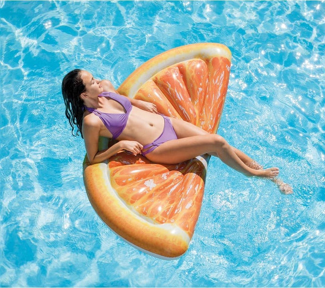 Intex Luchtbed Sinaasappel - Luchtbedden