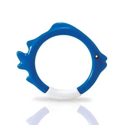 Blauwe Intex duikring in visvorm