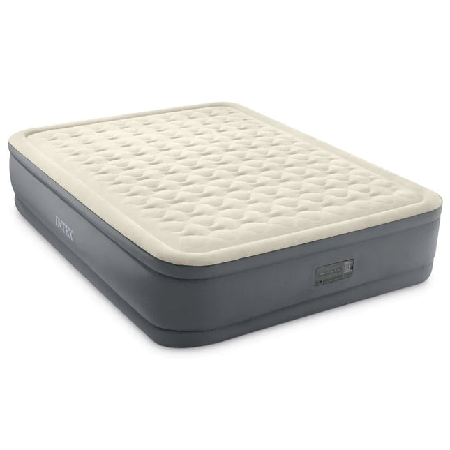 Intex PremAire II tweepersoons luchtbed beige met grijs