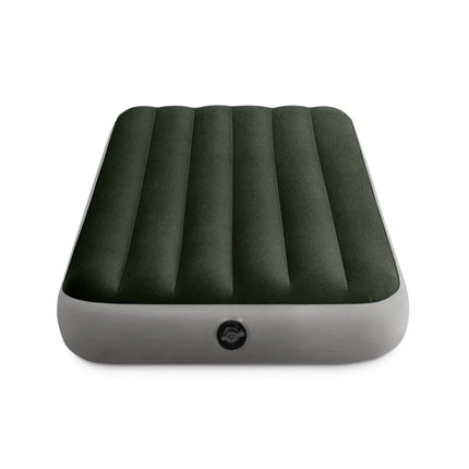 Intex Prestige Downy Eenpersoons Luchtbed 99×191×25cm Incl Batterijpomp - Luchtbed