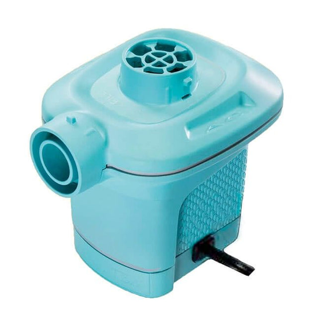 Turquoise Intex Quickfill AC opblaaspomp 230V met stroomkabel