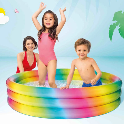 Intex Rainbow Pool 147x133CM - Zwembad