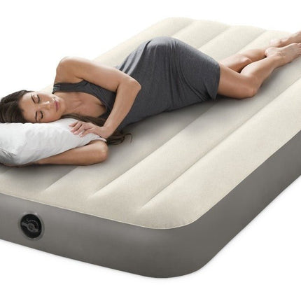 Intex Single High Eenpersoons Luchtbed 191x99x25cm - Luchtbed