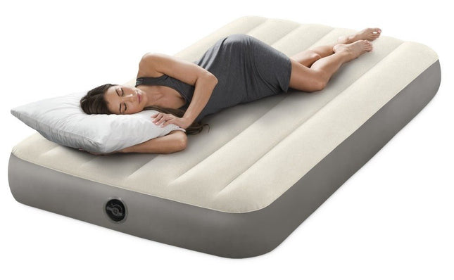 Intex Single High Eenpersoons Luchtbed 191x99x25cm - Luchtbed