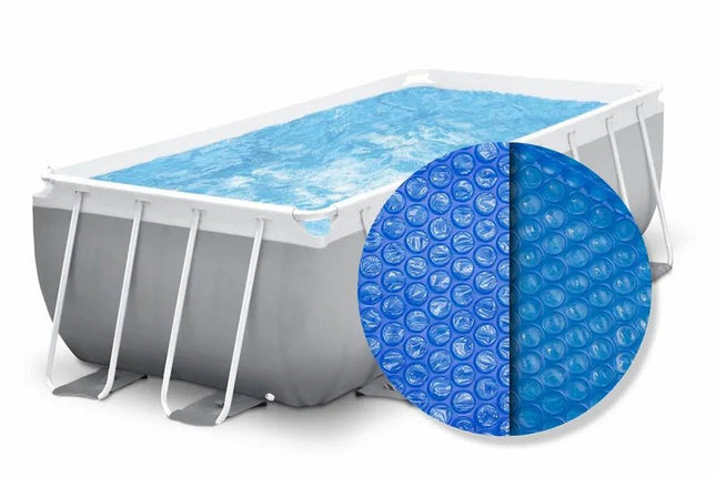 Intex solarzeil op een rechthoekig Prism Frame zwembad