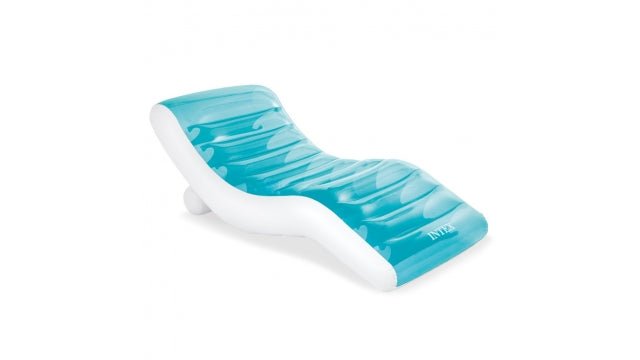 Intex Splash Lounge Luchtbed 191 x 99 cm Blauw/Wit - Luchtbed