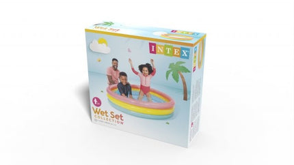 Intex Sunset Glow Opblaaszwembad 114x25 cm - Opblaaszwembad