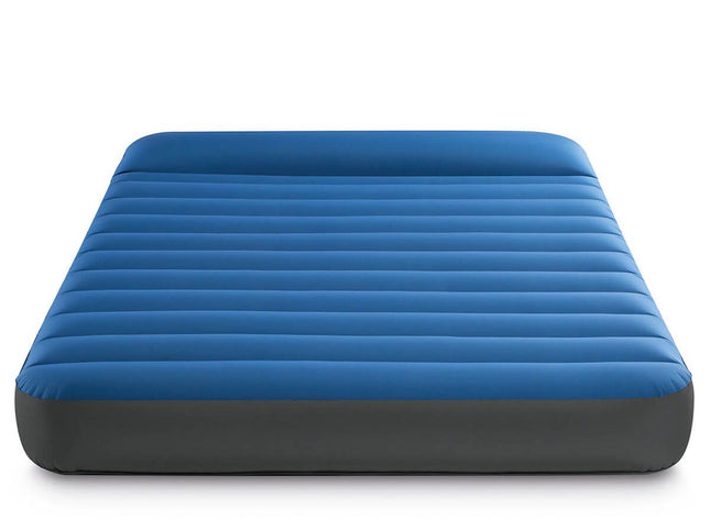 Blauw Intex TruAire kampeerluchtbed, vooraanzicht