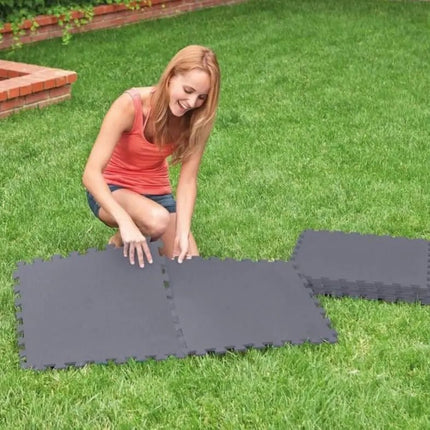 Intex Vloertegels 50x50cm Grijs - Grondzeil