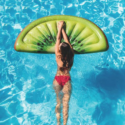 Intex Waterplezier Relaxset Luchtbed Kiwi en Voetpomp - Bundel