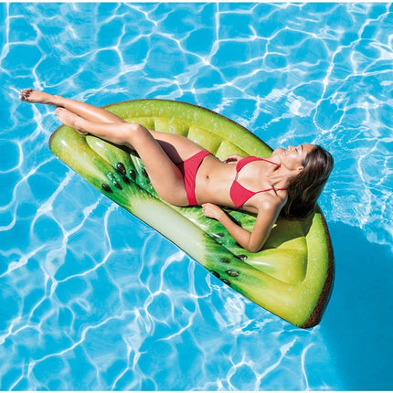 Intex Waterplezier Relaxset Luchtbed Kiwi en Voetpomp - Bundel