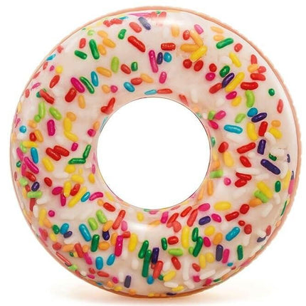 Intex zwemband in de vorm van een donut met sprinkles
