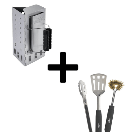 Napoleon Bestekset met Houtskoolstarter - Bundel