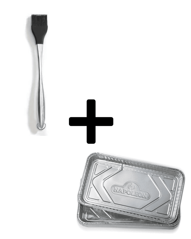 Napoleon Grillset Lakkwast met Grote Lekbakken - Bundel