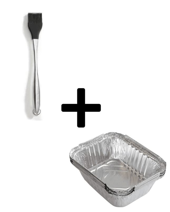 Napoleon Grillset Lakkwast met Kleine Lekbakjes - Bundel