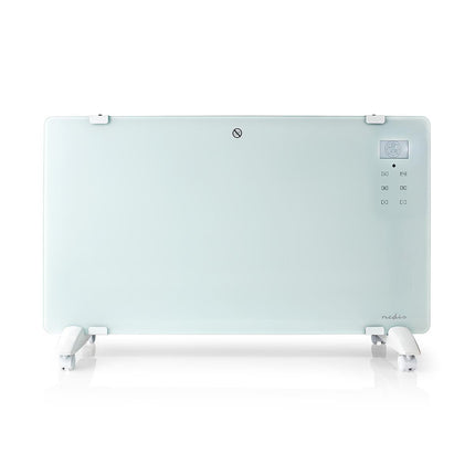 Nedis slimme convectorkachel 2000W met wifi en glazen voorkant