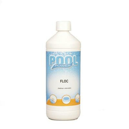 Fles Pool Power floc vlokkingsmiddel 1 liter