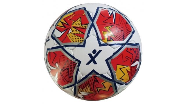 SportX Voetbal Champion Wit/Rood/Geel - Voetbal